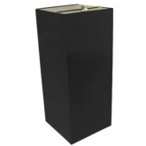 WITT Office & Industrial Square Confidential Waste Receptacle - 36 gallon, Charcoal